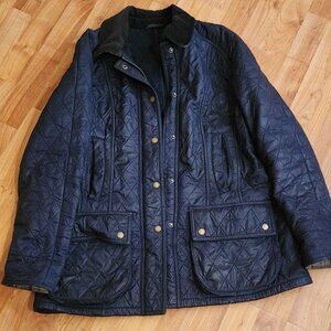 Used Women’s Barbour Beadnell Polarquilt Jacket -Navy